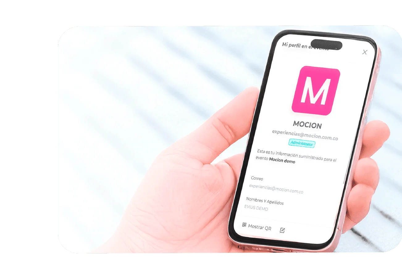 Perfil mocion en celular