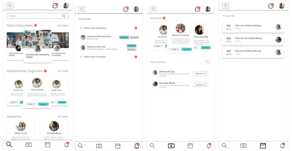 plataforma de networking networking app
